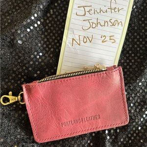 Portland Leather Zip Zap Duo Wallet